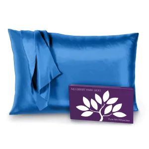 22 Momme Silk Pillowcase - Sapphire