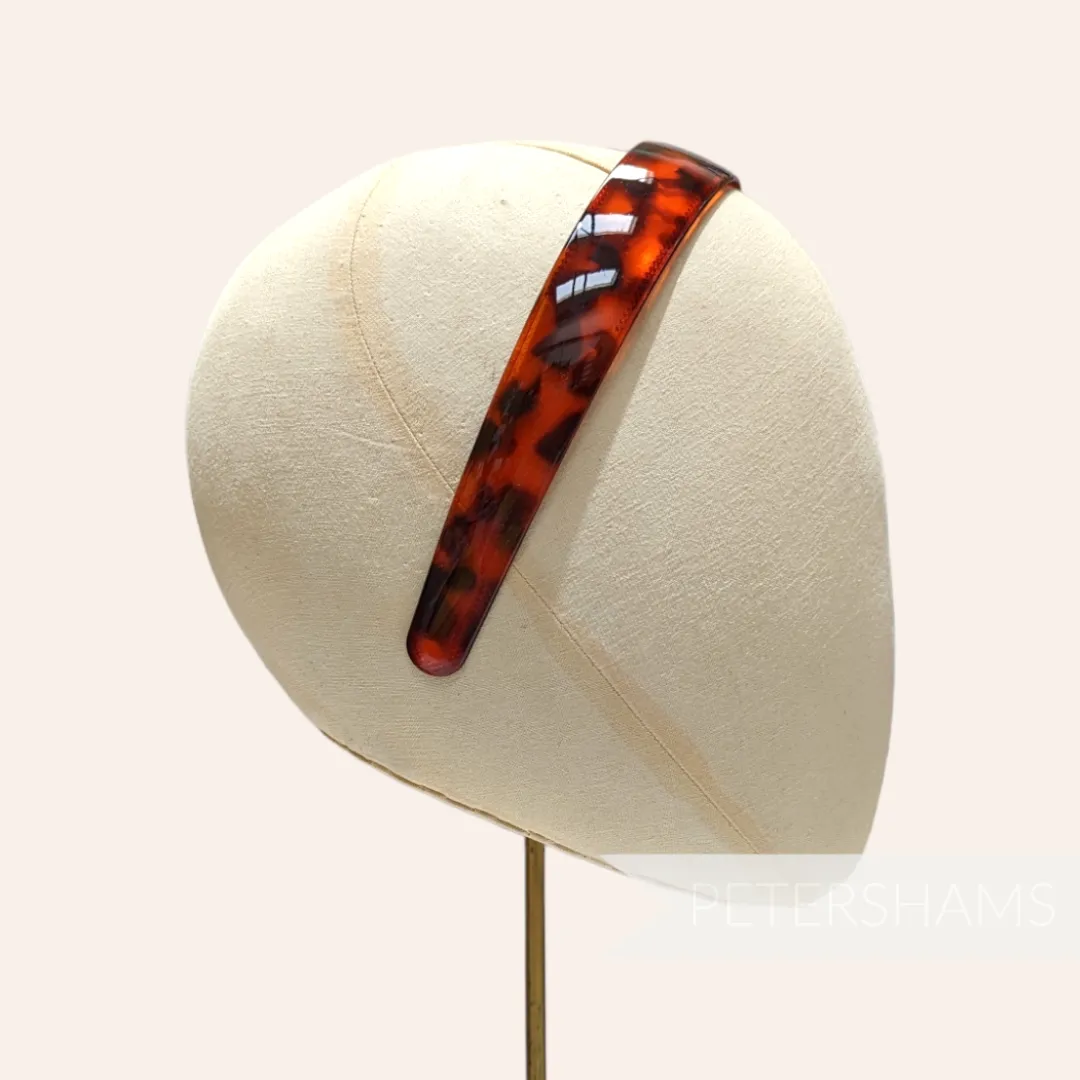 25mm Tortoise Shell Effect Plastic Headbands