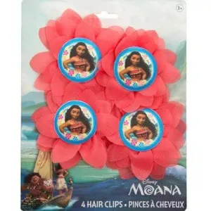 Stunning Disney Moana Floral Hair Clips