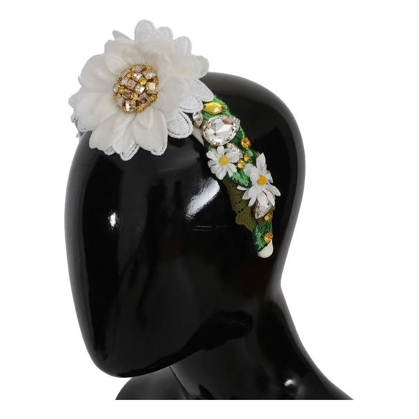 Dolce & Gabbana Sunflower Crystal Luxury Headband