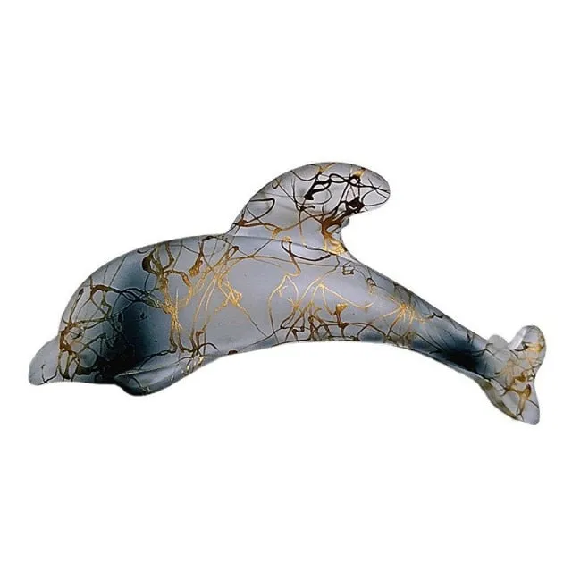 Dolphin hair clip - various colours