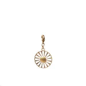 enamel daisy clasp charm