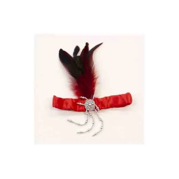 Flapper Headband - Red