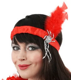 Flapper Headband - Red