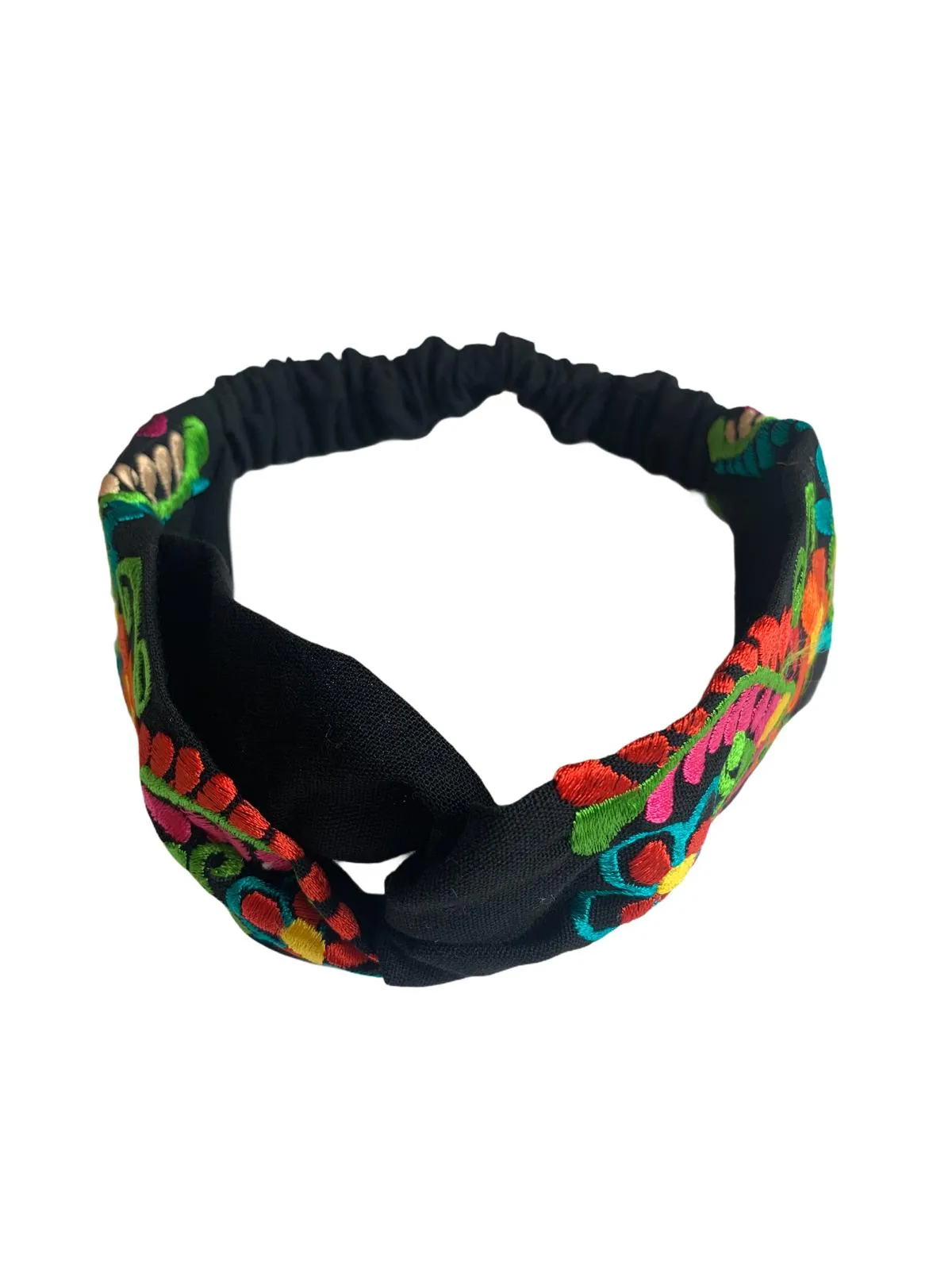 Floral, Embroidered Elastic Headbands