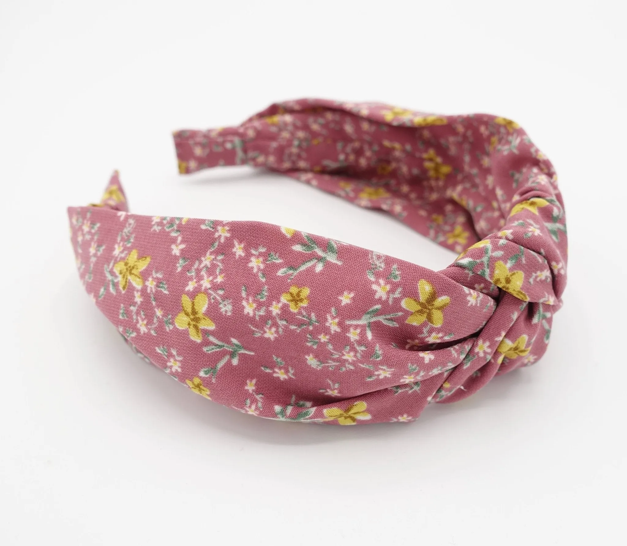 floral print knotted headband flower pattern hairband women hair accessory