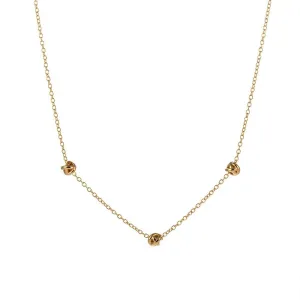 Gold Love Knot Necklace