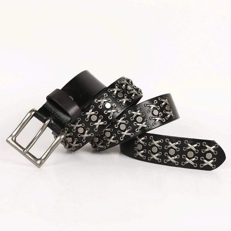 Men's Gothic Belts With Multi-rivets