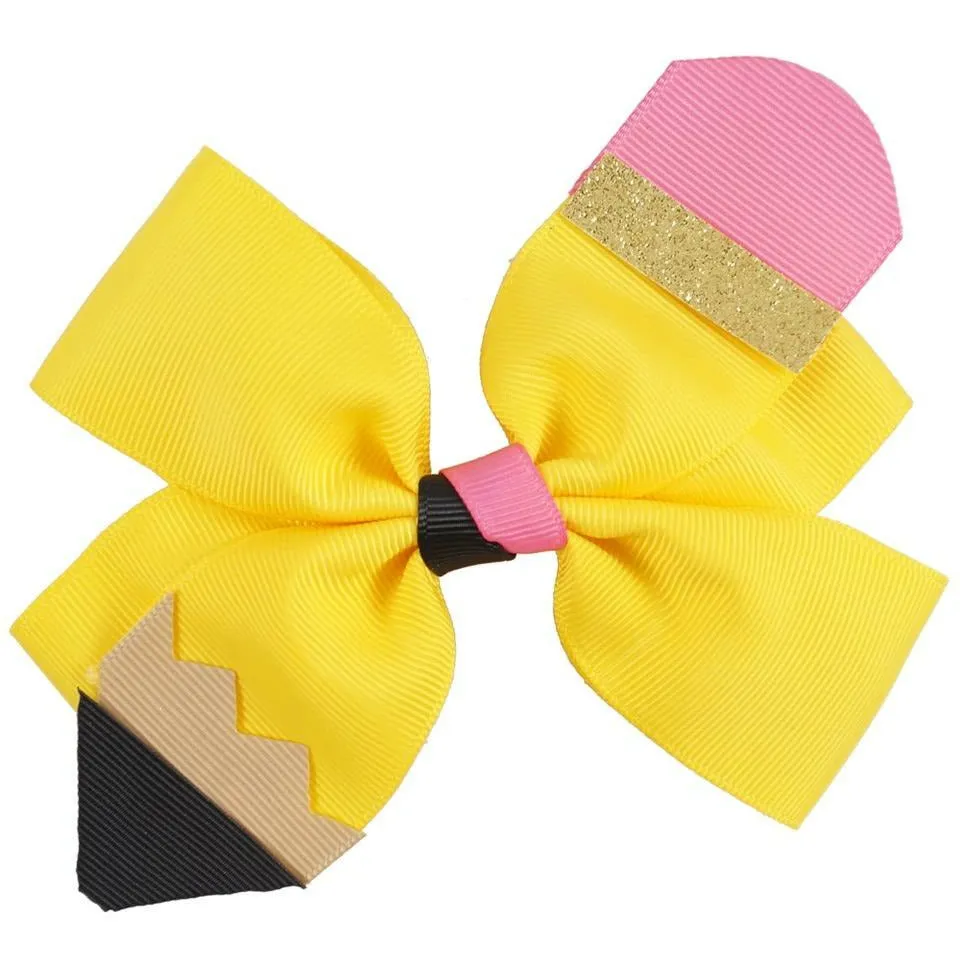 Pencil Hair Bow / Clip