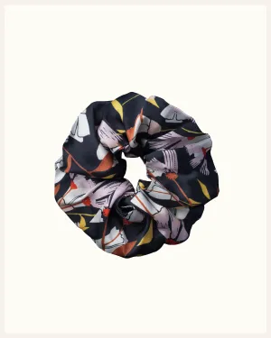 Silk Scrunchie small | Taurus Black