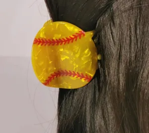 Sports Hair Claw Clips