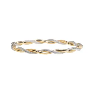 Two-Toned Woven Bangle