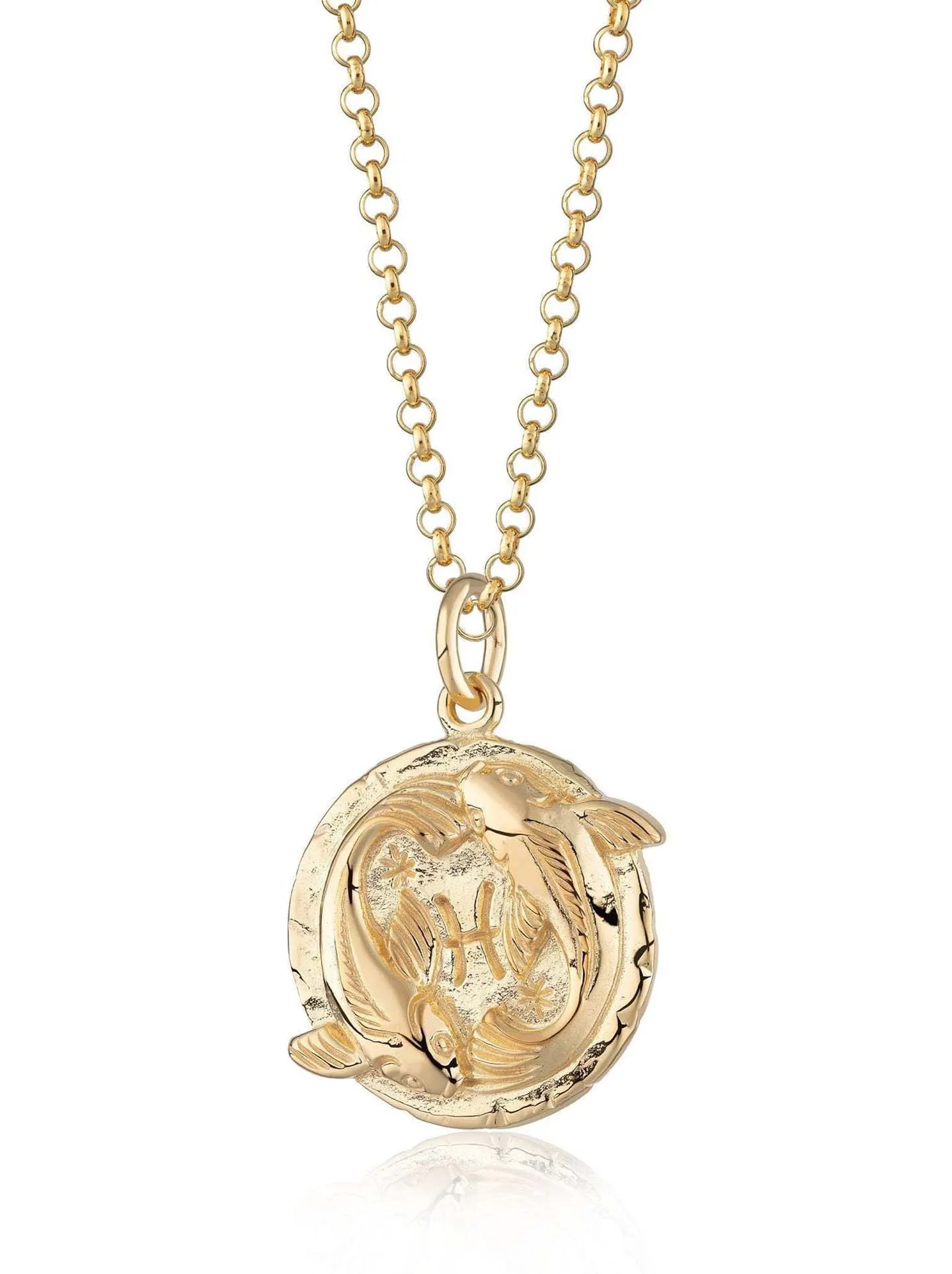 Zodiac Star Sign Necklaces - Gold